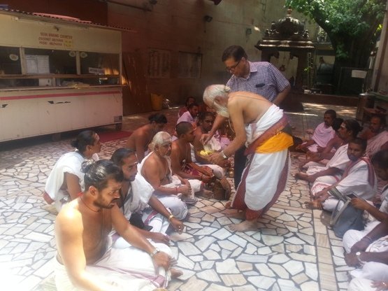 Havan at delhi Ganesh Mandir